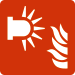 光警報装置（火災用）
              Fire alarm flashing light