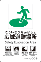 避難場所標識
